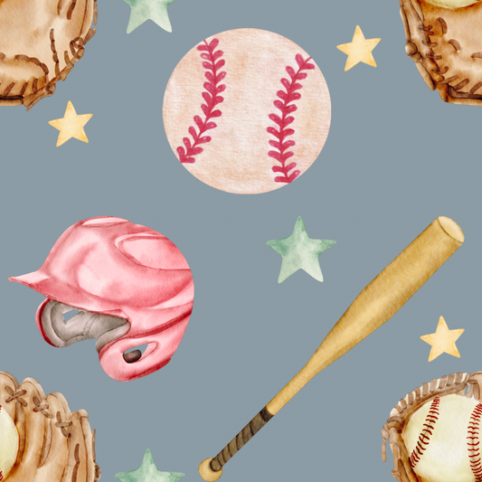 Vintage Baseball UPF 50+ Sun Protection, Custom Fabric, Wonderfold/Joymor/Rainbow Baby Canopy