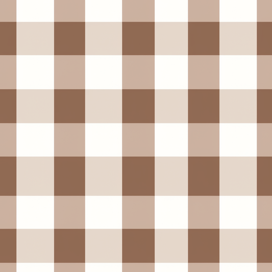 Brown Gingham UPF 50+ Sun Protection, Custom Fabric, Wonderfold/Joymor/Rainbow Baby Canopy