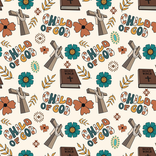 Child of God UPF 50+ Sun Protection, Custom Fabric, Wonderfold/Joymor/Rainbow Baby Canopy