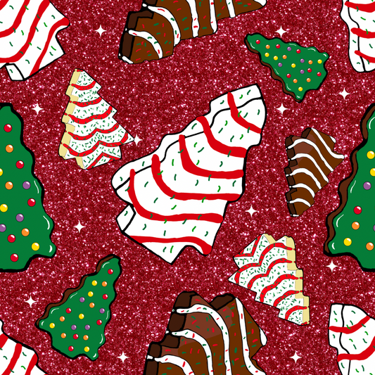 Christmas Tree Cakes UPF 50+ Sun Protection, Custom Fabric, Wonderfold/Joymor/Rainbow Baby Canopy