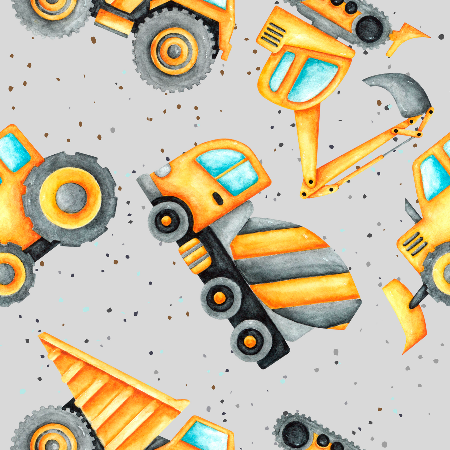 Under Construction UPF 50+ Sun Protection, Custom Fabric, Wonderfold/Joymor/Rainbow Baby Canopy