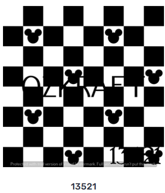 Mouse Checkers UPF 50+ Sun Protection, Custom Fabric, Wonderfold/Joymor/Rainbow Baby Canopy