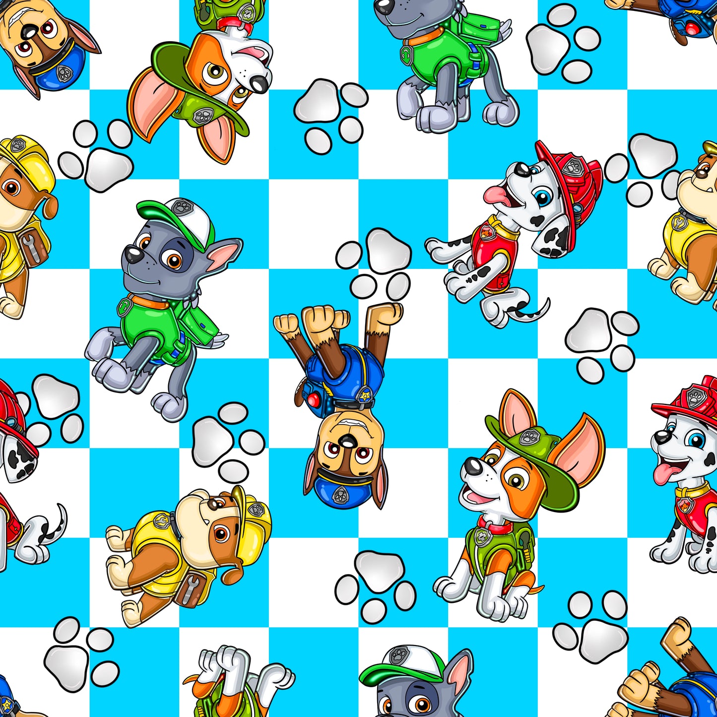 Rescue Pups Checkers UPF 50+ Sun Protection, Custom Fabric, Wonderfold/Joymor/Rainbow Baby Canopy