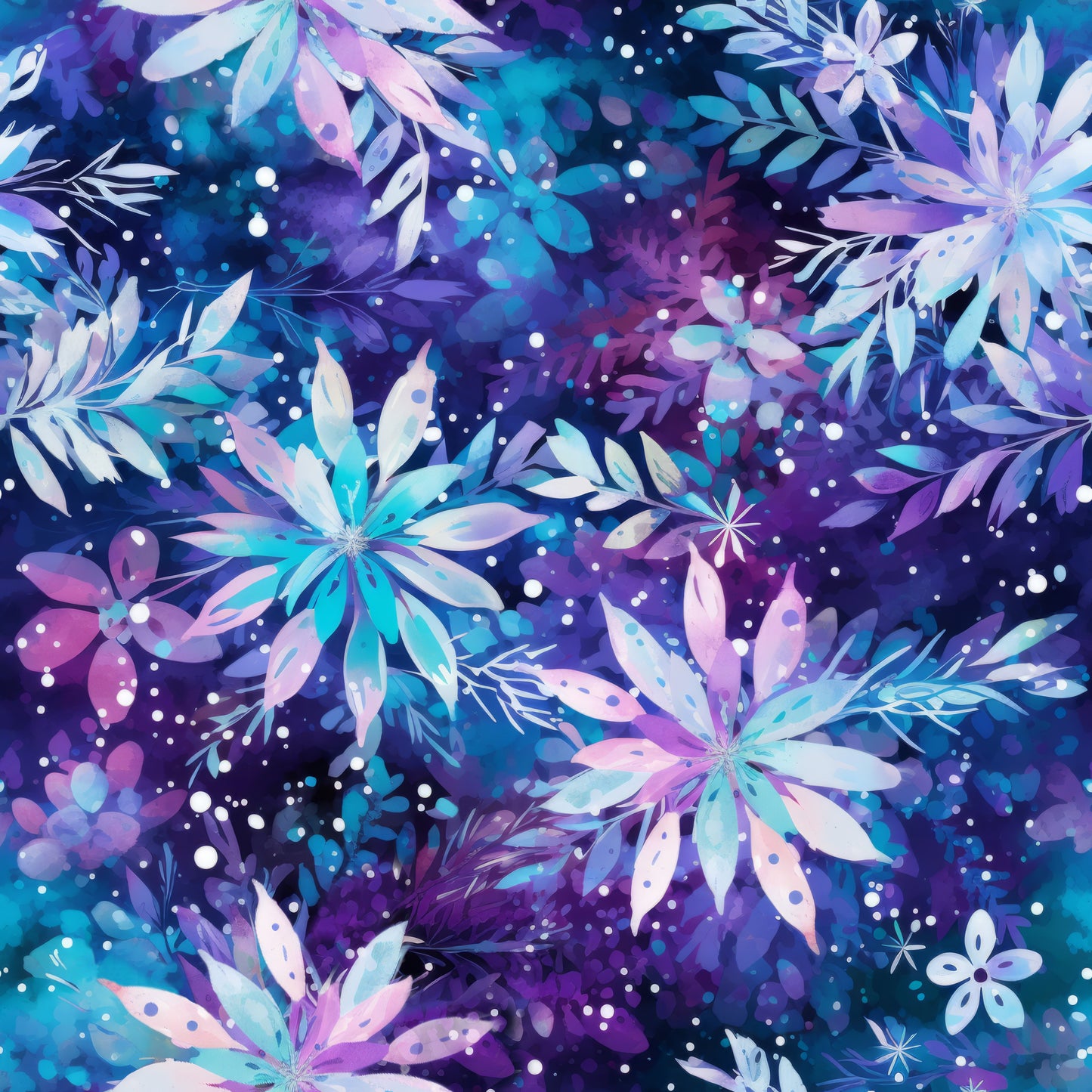 Pastel Snowflakes UPF 50+ Sun Protection, Custom Fabric, Wonderfold/Joymor/Rainbow Baby Canopy