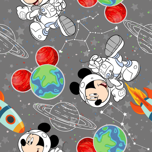 Mouse in Space UPF 50+ Sun Protection, Custom Fabric, Wonderfold/Joymor/Rainbow Baby Canopy