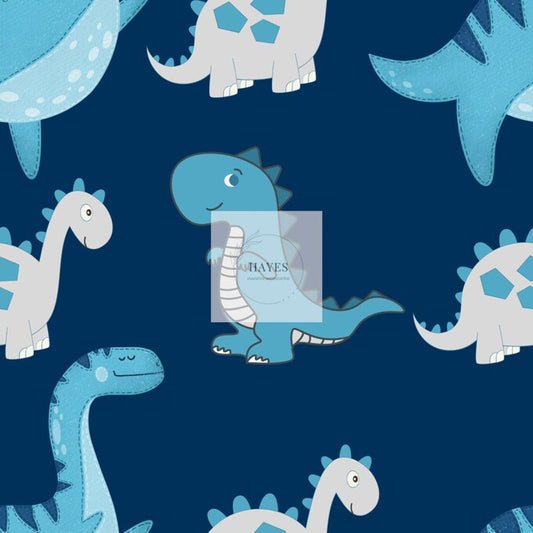 Blue Dinosaur UPF 50+ Sun Protection, Custom Fabric, Wonderfold/Joymor/Rainbow Baby Canopy