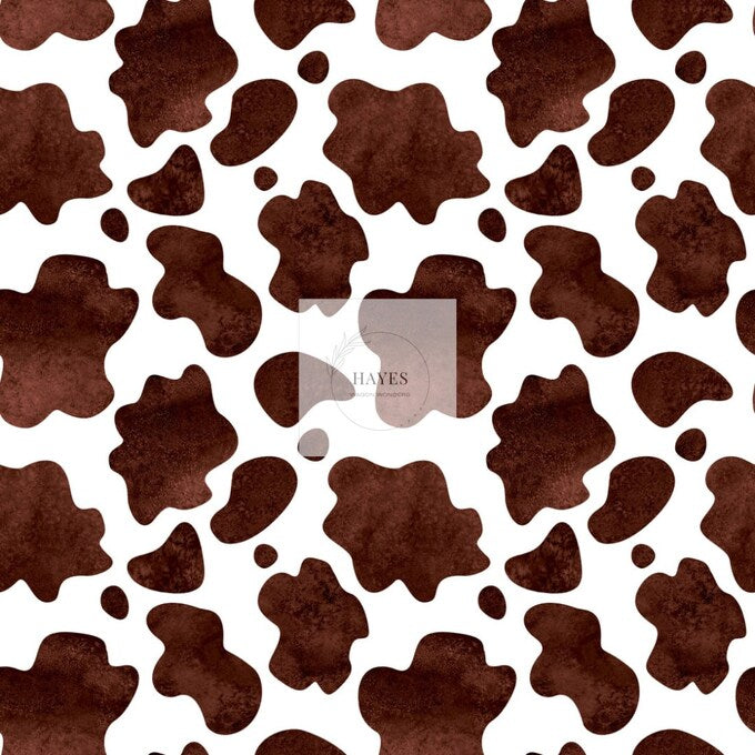 Brown Cow Print UPF 50+ Sun Protection, Custom Fabric, Wonderfold/Joymor/Rainbow Baby Canopy