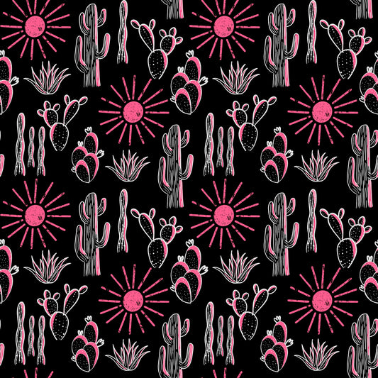 Pink Cactus UPF 50+ Sun Protection, Custom Fabric, Wonderfold/Joymor/Rainbow Baby Canopy