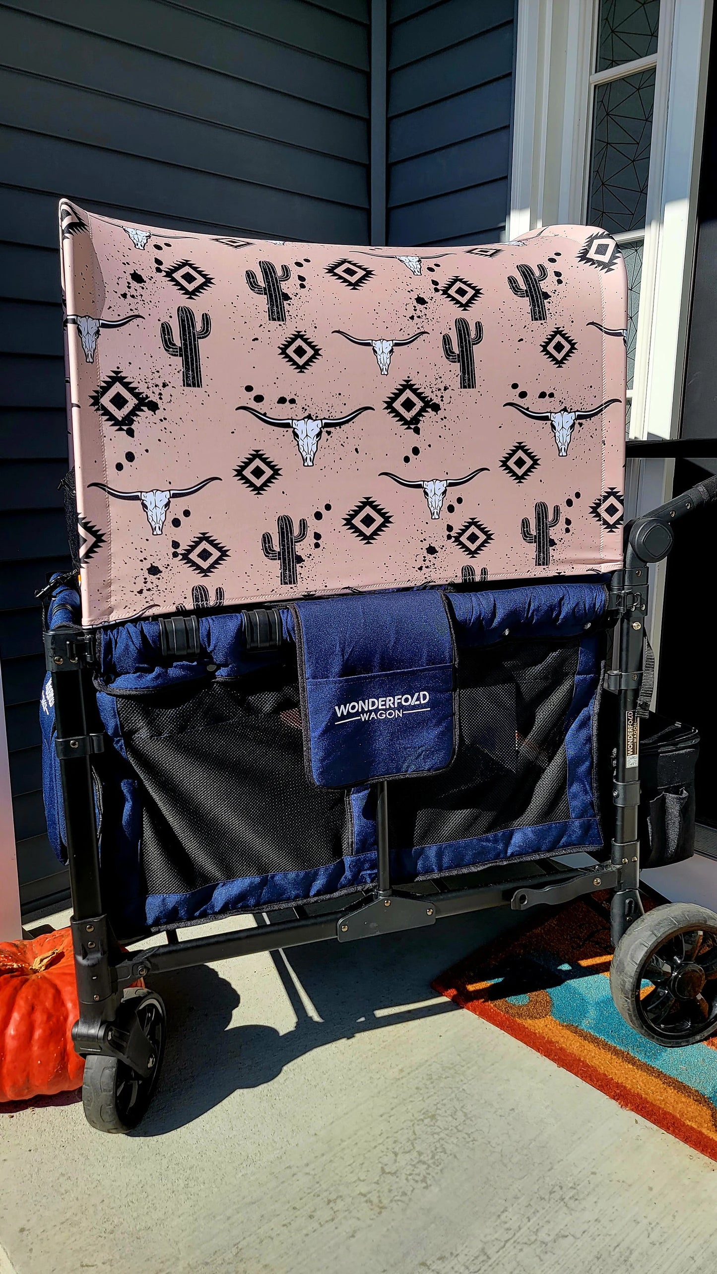 Western Bulls UPF 50+ Sun Protection, Custom Fabric, Wonderfold/Joymor/Rainbow Baby Canopy