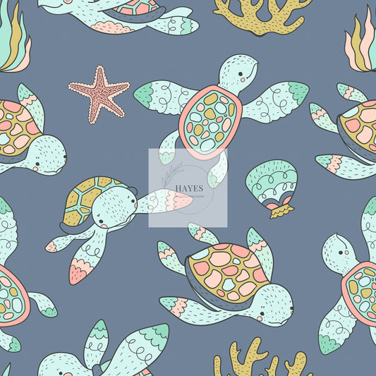 Cute Turtle UPF 50+ Sun Protection, Custom Fabric, Wonderfold/Joymor/Rainbow Baby Canopy