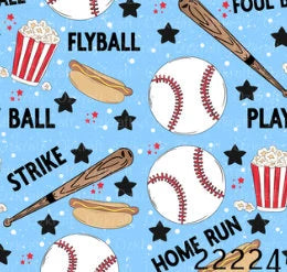 Basball Stars UPF 50+ Sun Protection, Custom Fabric, Wonderfold/Joymor/Rainbow Baby Canopy