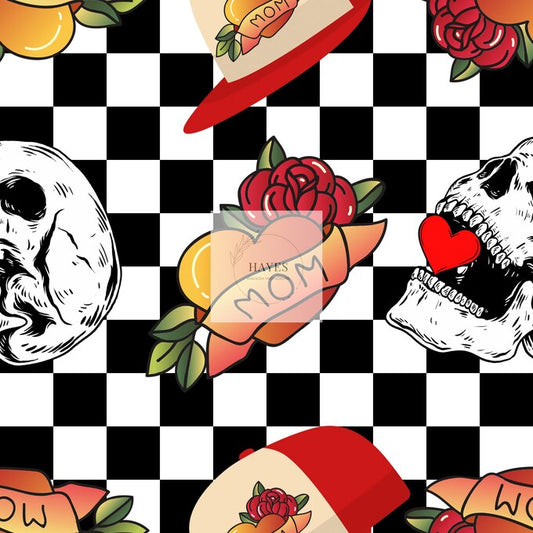 Mom Tattoo UPF 50+ Sun Protection, Custom Fabric, Wonderfold/Joymor/Rainbow Baby Canopy