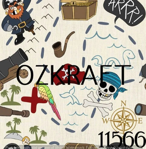 Pirate UPF 50+ Sun Protection, Custom Fabric, Wonderfold/Joymor/Rainbow Baby Canopy