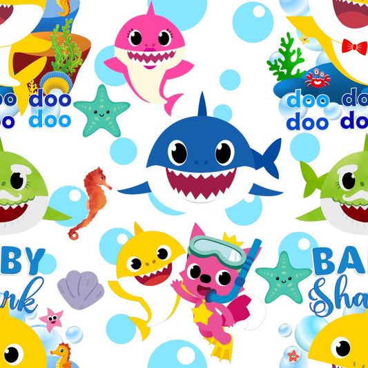 Little Shark UPF 50+ Sun Protection, Custom Fabric, Wonderfold/Joymor/Rainbow Baby Canopy