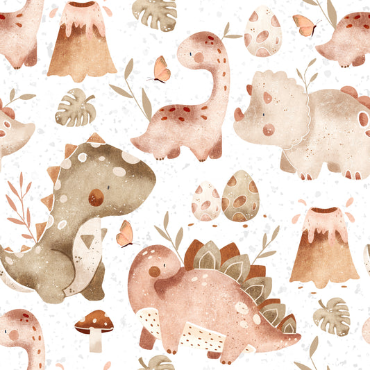 Boho Dinosaur UPF 50+ Sun Protection, Custom Fabric, Wonderfold/Joymor/Rainbow Baby Canopy