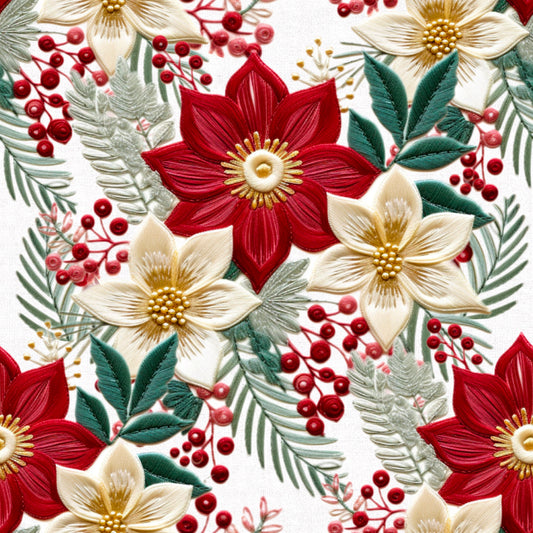 Christmas Flower UPF 50+ Sun Protection, Custom Fabric, Wonderfold/Joymor/Rainbow Baby Canopy