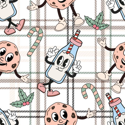 Milk and Cookies UPF 50+ Sun Protection, Custom Fabric, Wonderfold/Joymor/Rainbow Baby Canopy