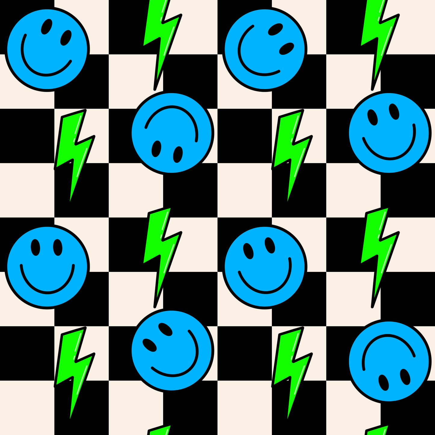 Checker Bolt UPF 50+ Sun Protection, Custom Fabric, Wonderfold/Joymor/Rainbow Baby Canopy