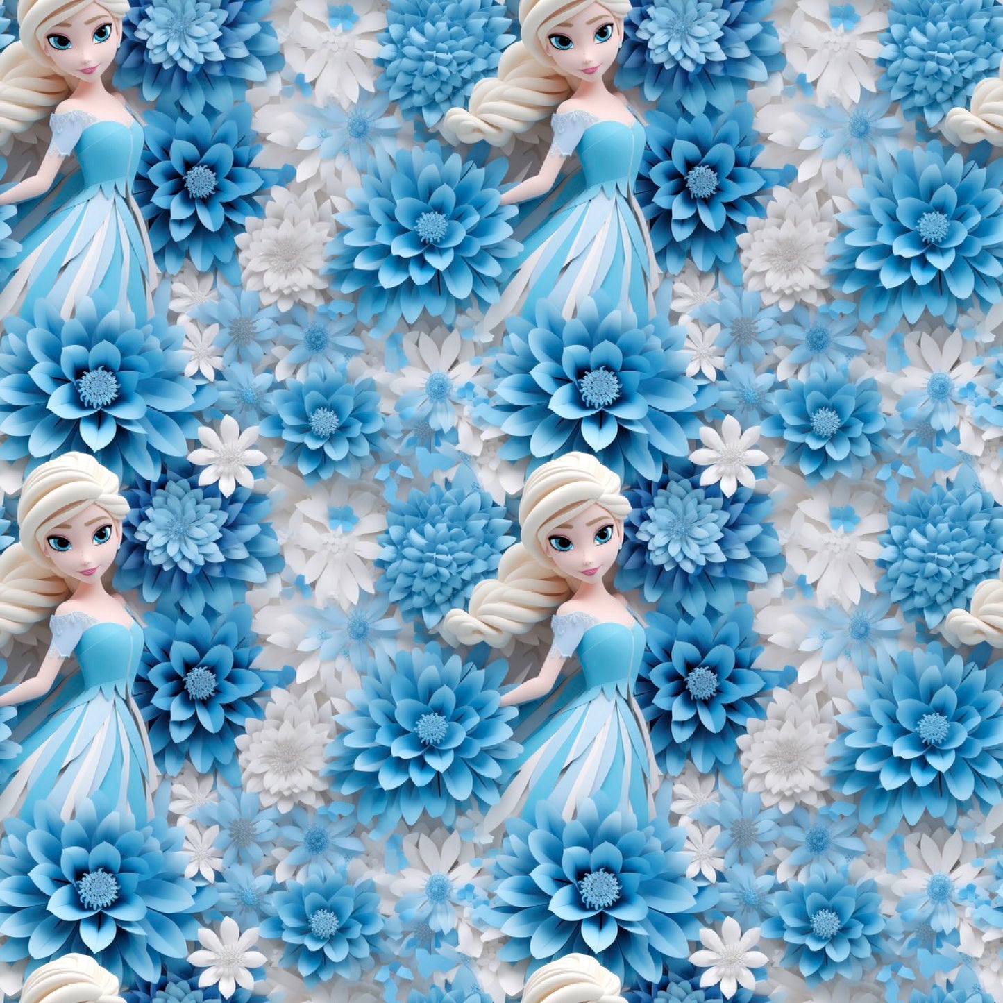 Ice Queen Floral UPF 50+ Sun Protection, Custom Fabric, Wonderfold/Joymor/Rainbow Baby Canopy