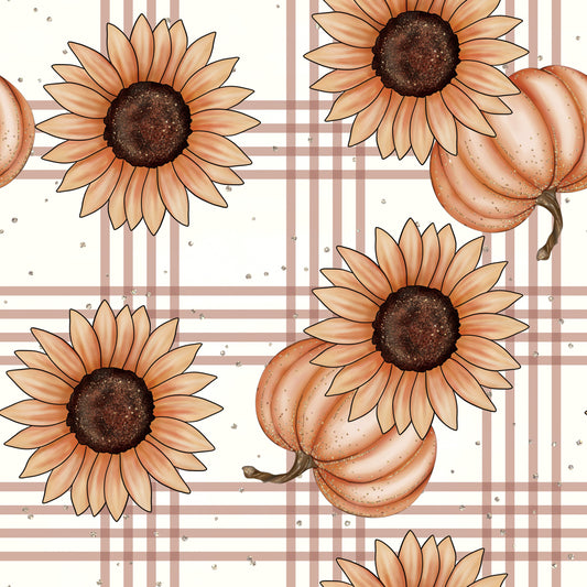 Floral Pumpkin UPF 50+ Sun Protection, Custom Fabric, Wonderfold/Joymor/Rainbow Baby Canopy