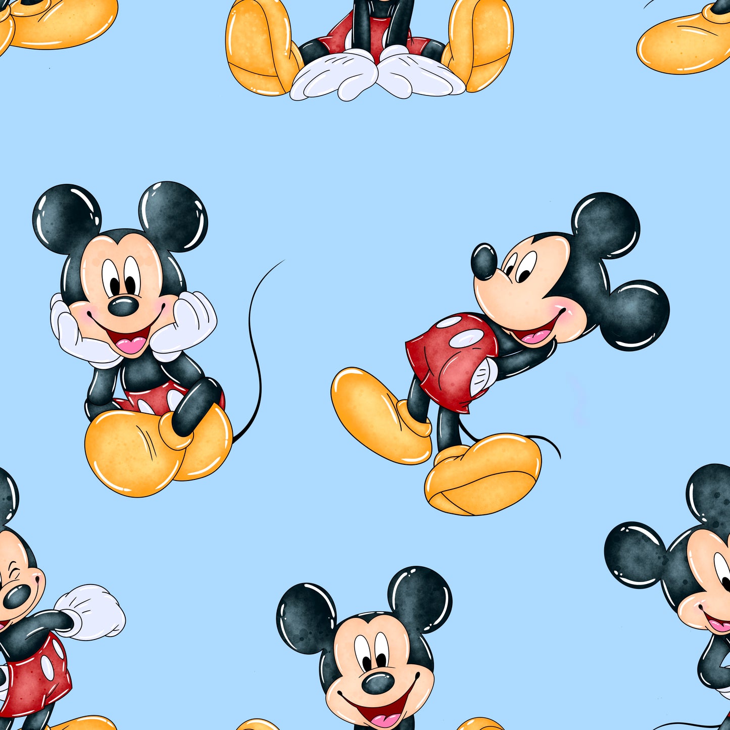 Blue Mouse VW UPF 50+ Sun Protection, Custom Fabric, Wonderfold/Joymor/Rainbow Baby Canopy