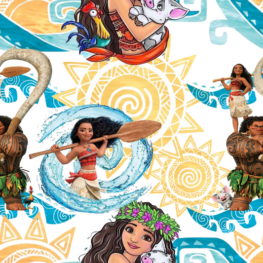 Ocean Princess UPF 50+ Sun Protection, Custom Fabric, Wonderfold/Joymor/Rainbow Baby Canopy