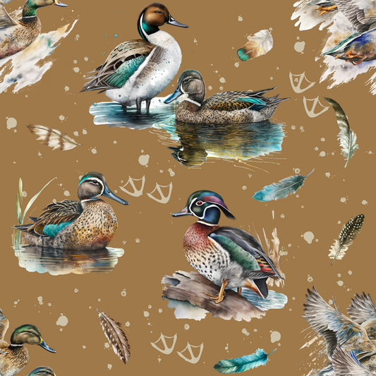 Duck Hunt UPF 50+ Sun Protection, Custom Fabric, Wonderfold/Joymor/Rainbow Baby Canopy