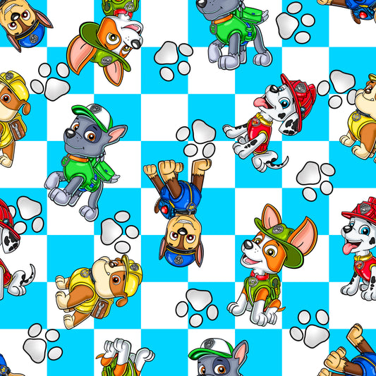 Rescue Pups Checkers UPF 50+ Sun Protection, Custom Fabric, Wonderfold/Joymor/Rainbow Baby Canopy