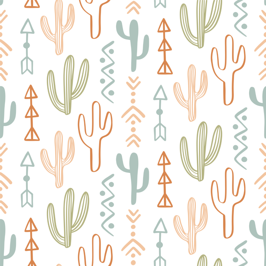 Sketchy Cactus UPF 50+ Sun Protection, Custom Fabric, Wonderfold/Joymor/Rainbow Baby Canopy