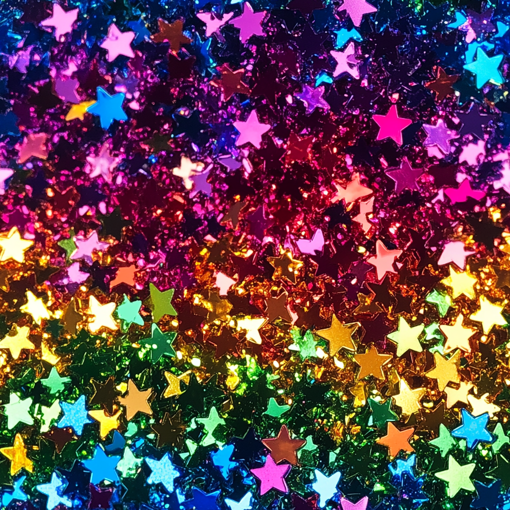 Glitter Star UPF 50+ Sun Protection, Custom Fabric, Wonderfold/Joymor/Rainbow Baby Canopy