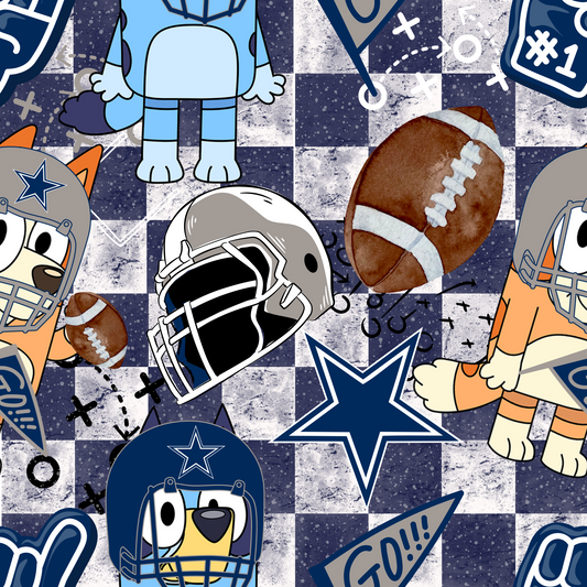 Blue Dog Team UPF 50+ Sun Protection, Custom Fabric, Wonderfold/Joymor/Rainbow Baby Canopy