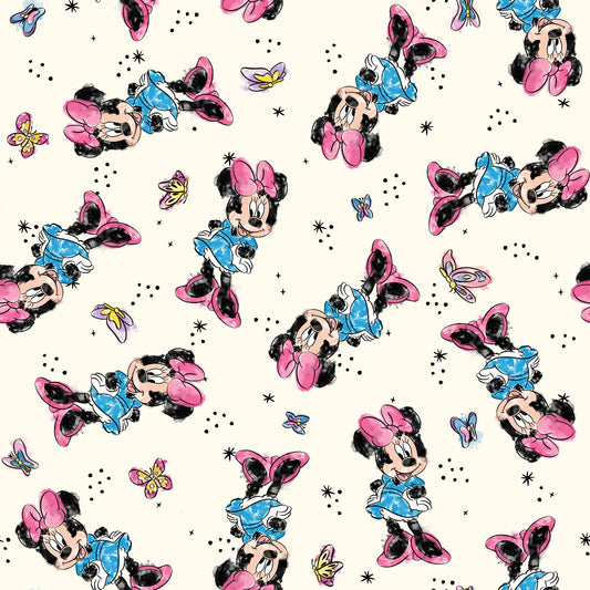 Watercolor Bow UPF 50+ Sun Protection, Custom Fabric, Wonderfold/Joymor/Rainbow Baby Canopy