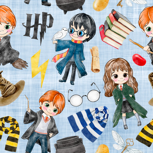 Wizard and Friends UPF 50+ Sun Protection, Custom Fabric, Wonderfold/Joymor/Rainbow Baby Canopy