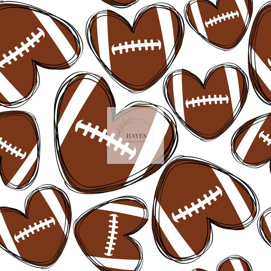 Football Hearts UPF 50+ Sun Protection, Custom Fabric, Wonderfold/Joymor/Rainbow Baby Canopy