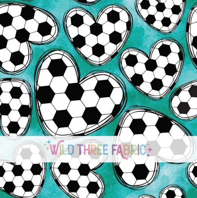 Soccer Heart UPF 50+ Sun Protection, Custom Fabric, Wonderfold/Joymor/Rainbow Baby Canopy