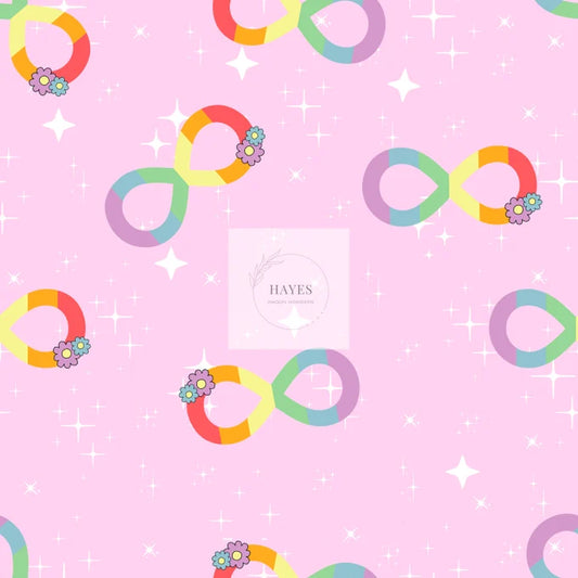 Pink Neurodiversity UPF 50+ Sun Protection, Custom Fabric, Wonderfold/Joymor/Rainbow Baby Canopy