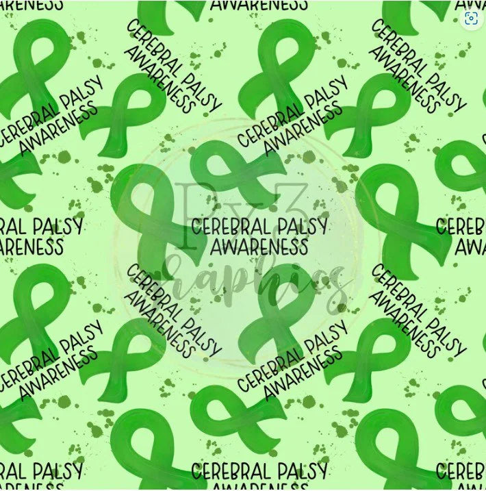 Cerebral Palsy Awareness UPF 50+ Sun Protection, Custom Fabric, Wonderfold/Joymor/Rainbow Baby Canopy