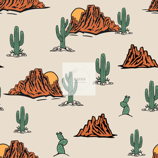 Western Red Rock UPF 50+ Sun Protection, Custom Fabric, Wonderfold/Joymor/Rainbow Baby Canopy