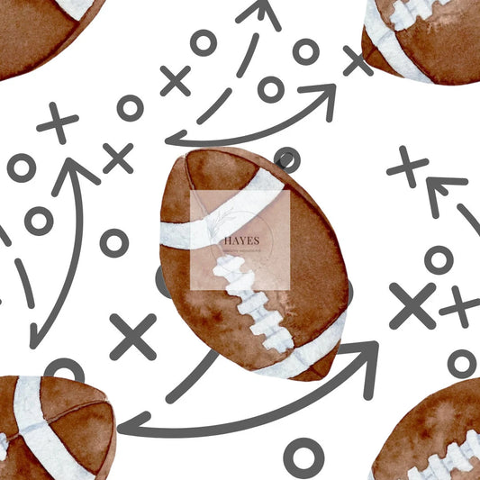 Football Plays White UPF 50+ Sun Protection, Custom Fabric, Wonderfold/Joymor/Rainbow Baby Canopy