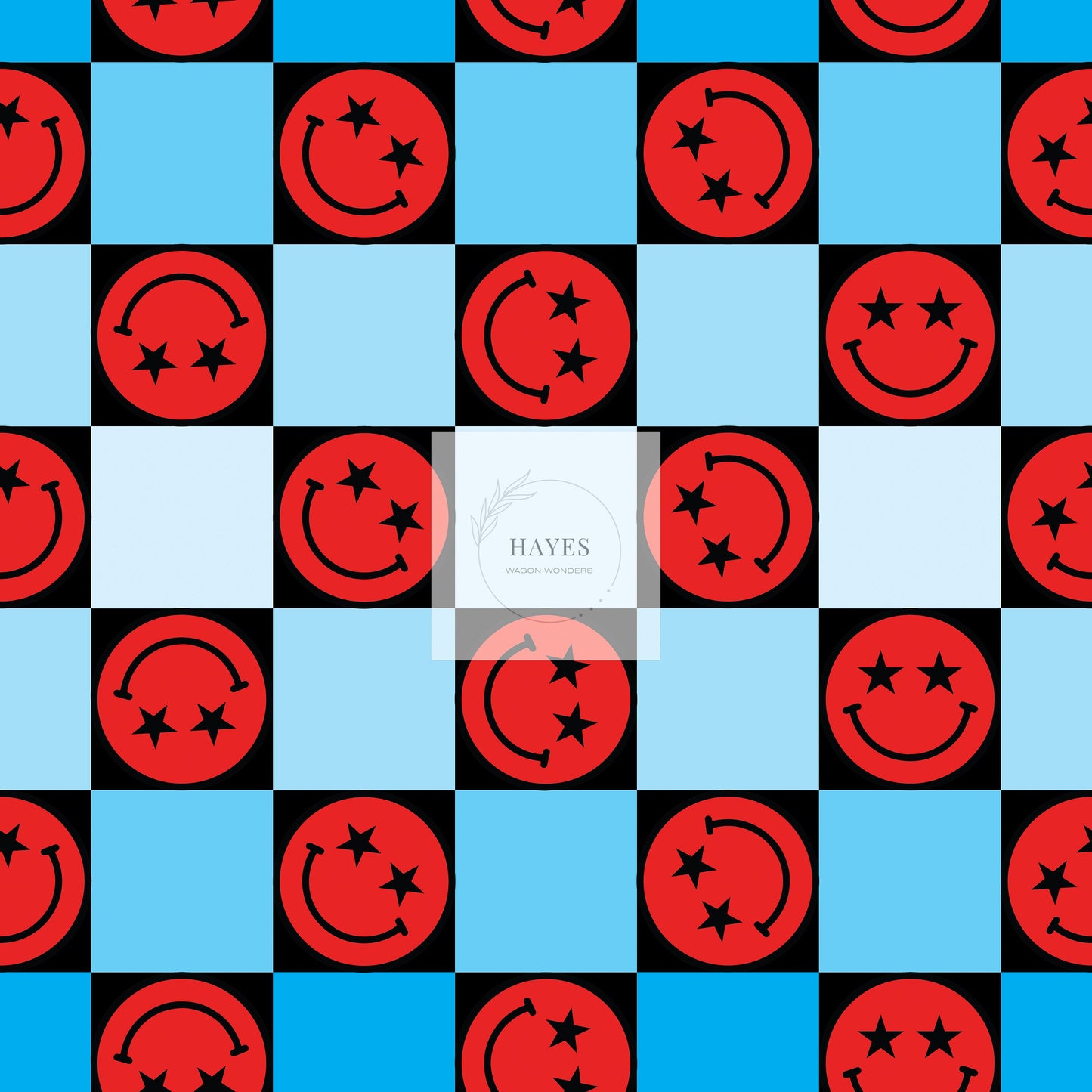 Red White and Blue Smiley UPF 50+ Sun Protection, Custom Fabric, Wonderfold/Joymor/Rainbow Baby Canopy