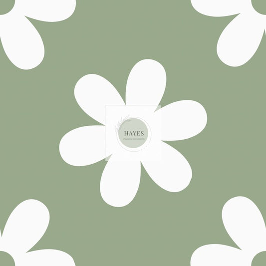 Boho Mint Flowers UPF 50+ Sun Protection, Custom Fabric, Wonderfold/Joymor/Rainbow Baby Canopy