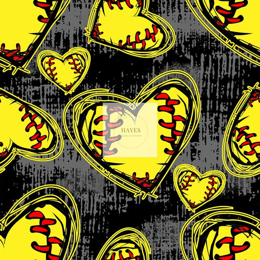 Softball Hearts UPF 50+ Sun Protection, Custom Fabric, Wonderfold/Joymor/Rainbow Baby Canopy